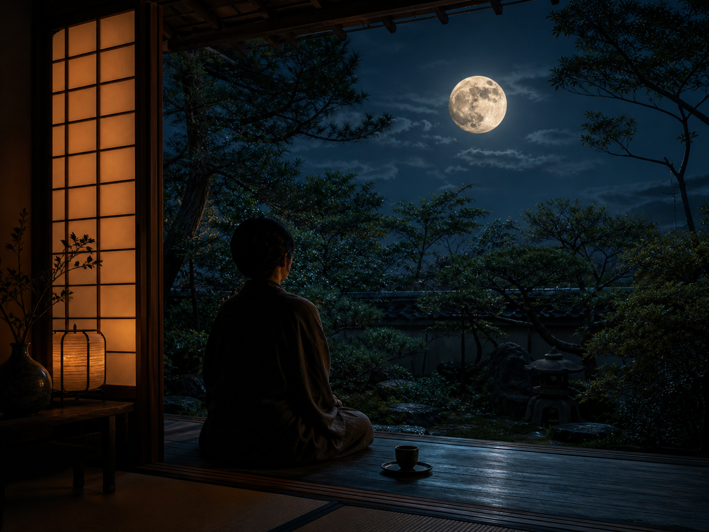窓、海、道、記憶としての月